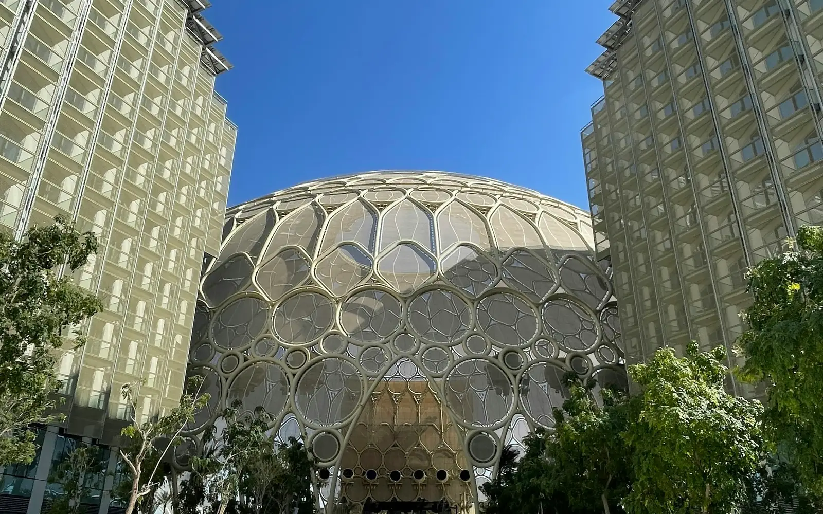Al Wasl Dome at Expo City Dubai, next to Dubai South
